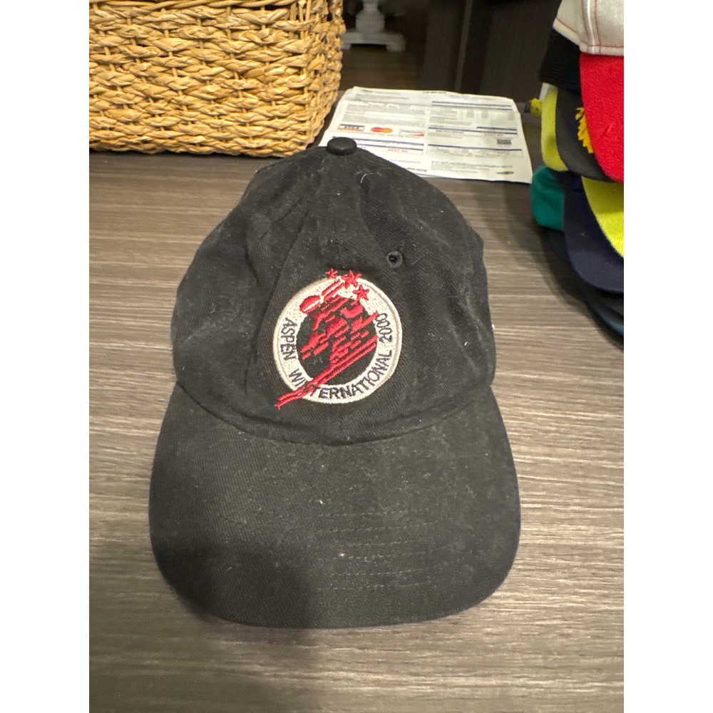 Vintage Falcon Aspen Winter International 2000 Chevy Trucks Hat Black Strapback